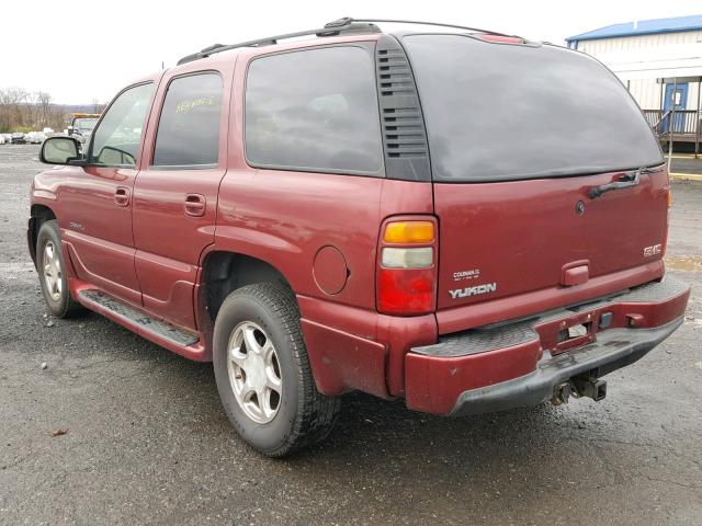 1GKEK63U23J232071 - 2003 GMC YUKON DENA BURGUNDY photo 3