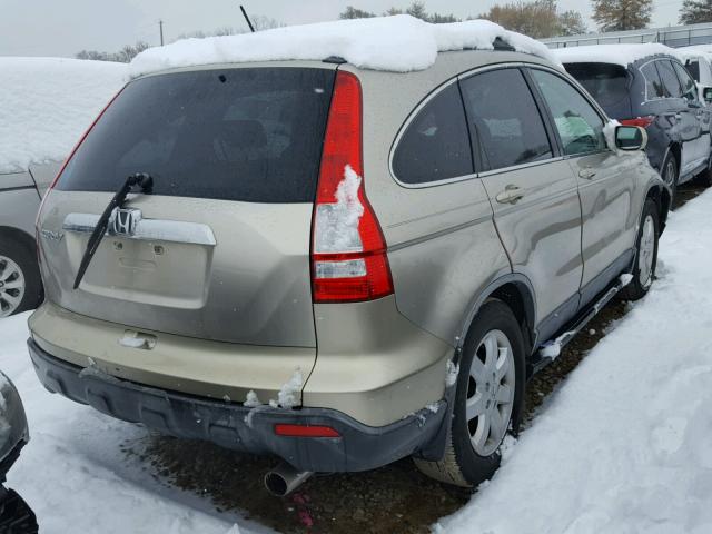 JHLRE38797C002174 - 2007 HONDA CR-V EXL GOLD photo 4