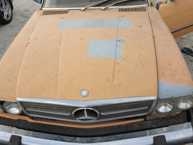 00010704412031635 - 1976 MERCEDES-BENZ 450SL ORANGE photo 7