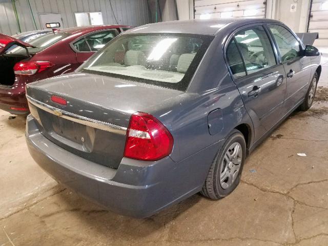 1G1ZS58F47F168201 - 2007 CHEVROLET MALIBU LS GRAY photo 4