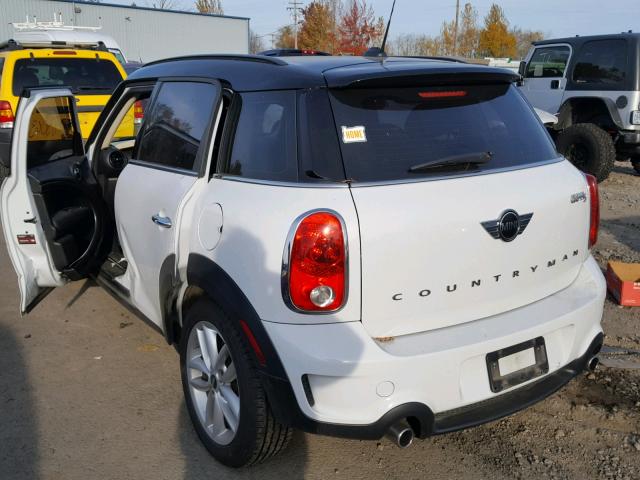 WMWZC5C5XEWM18148 - 2014 MINI COOPER S C WHITE photo 3