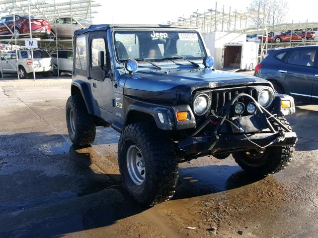 1J4FY19S0WP733625 - 1998 JEEP WRANGLER / BLUE photo 1