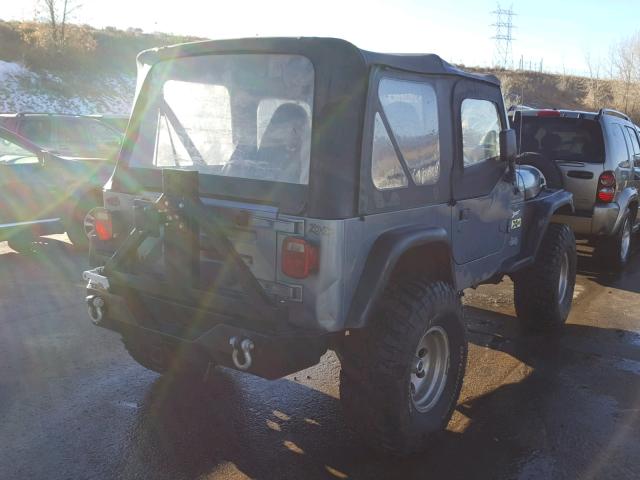 1J4FY19S0WP733625 - 1998 JEEP WRANGLER / BLUE photo 4