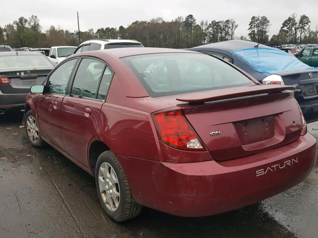 1G8AJ52F34Z206201 - 2004 SATURN ION LEVEL RED photo 3