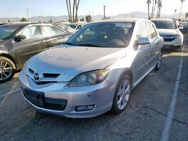 JM1BK344591225832 - 2009 MAZDA 3 S SILVER photo 2