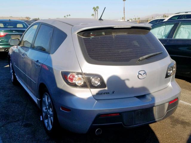 JM1BK344591225832 - 2009 MAZDA 3 S SILVER photo 3