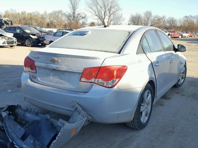 1G1P75SZXE7185328 - 2014 CHEVROLET CRUZE SILVER photo 4