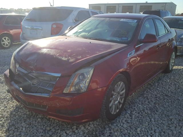 1G6DE5EG3A0149402 - 2010 CADILLAC CTS LUXURY RED photo 2