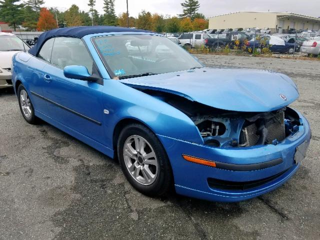 YS3FD79Y076100423 - 2007 SAAB 9-3 2.0T BLUE photo 1