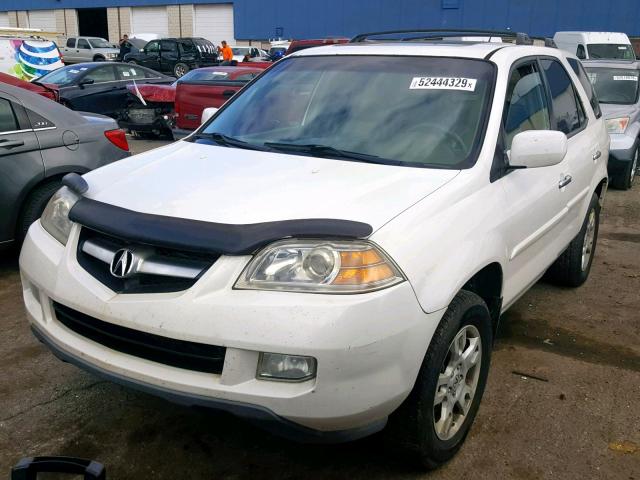 2HNYD18684H561077 - 2004 ACURA MDX TOURIN WHITE photo 2