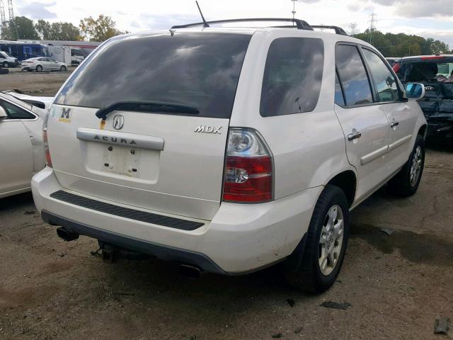 2HNYD18684H561077 - 2004 ACURA MDX TOURIN WHITE photo 4