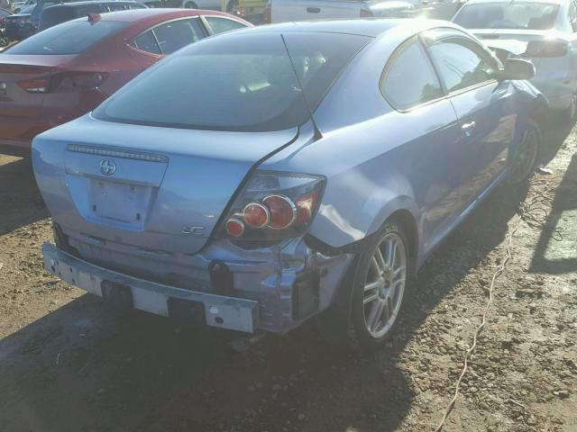 JTKDE167280265892 - 2008 SCION TC BLUE photo 4