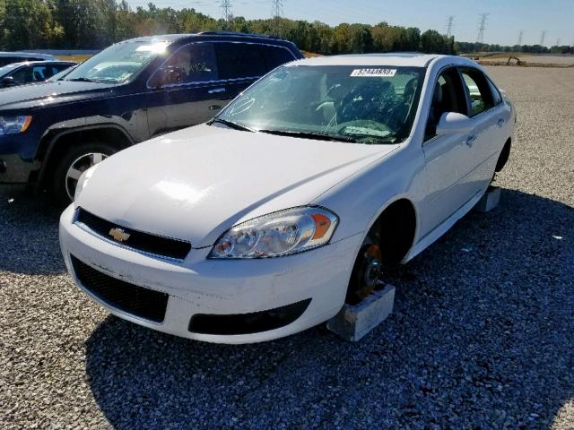 2G1WC5E39D1217681 - 2013 CHEVROLET IMPALA LTZ WHITE photo 2