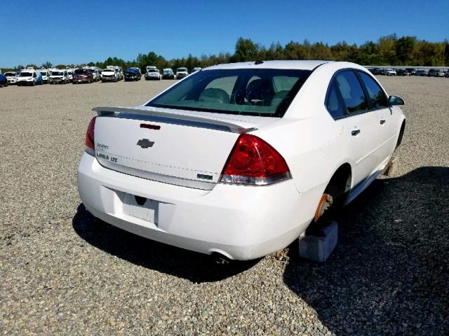 2G1WC5E39D1217681 - 2013 CHEVROLET IMPALA LTZ WHITE photo 4