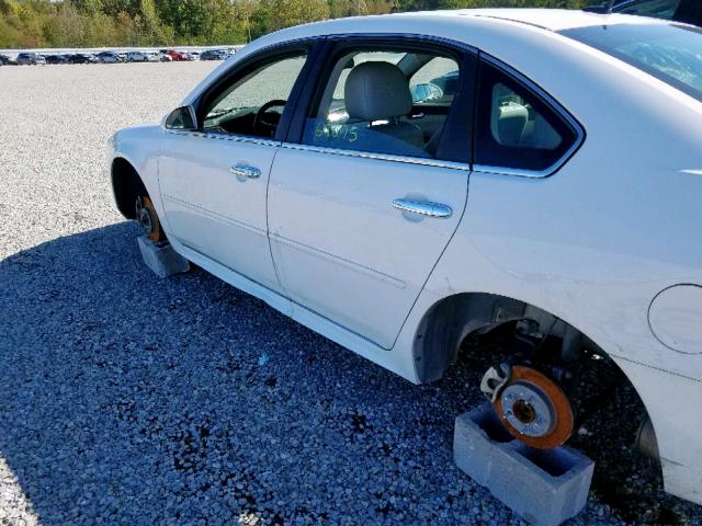 2G1WC5E39D1217681 - 2013 CHEVROLET IMPALA LTZ WHITE photo 9