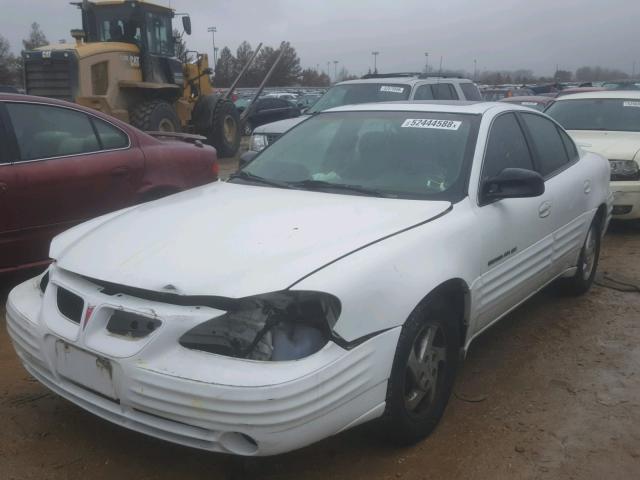 1G2NE52E6XM793633 - 1999 PONTIAC GRAND AM S WHITE photo 2