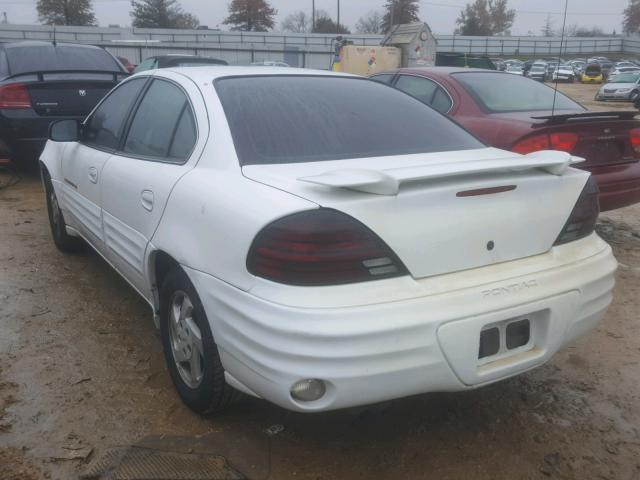 1G2NE52E6XM793633 - 1999 PONTIAC GRAND AM S WHITE photo 3