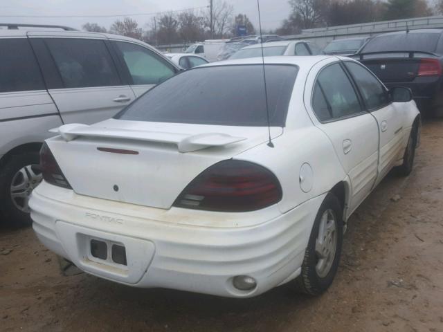 1G2NE52E6XM793633 - 1999 PONTIAC GRAND AM S WHITE photo 4