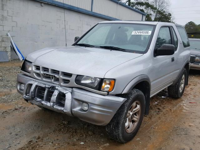 4S2CK57W624339327 - 2002 ISUZU RODEO SPOR SILVER photo 2