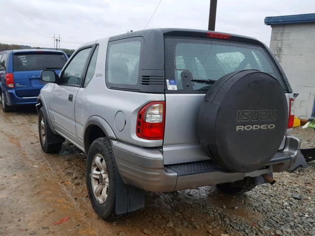 4S2CK57W624339327 - 2002 ISUZU RODEO SPOR SILVER photo 3