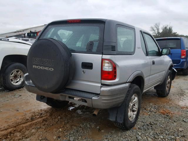 4S2CK57W624339327 - 2002 ISUZU RODEO SPOR SILVER photo 4