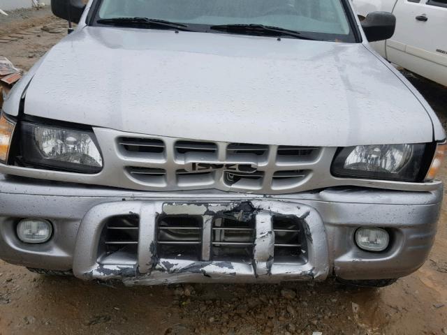 4S2CK57W624339327 - 2002 ISUZU RODEO SPOR SILVER photo 7