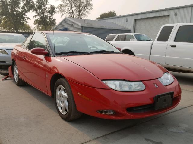 1G8ZY12721Z237077 - 2001 SATURN SC2 RED photo 1