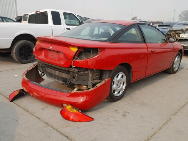 1G8ZY12721Z237077 - 2001 SATURN SC2 RED photo 4