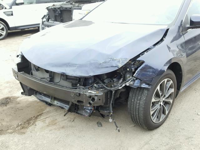 4T1BK1EB3GU225711 - 2016 TOYOTA AVALON XLE BLUE photo 9