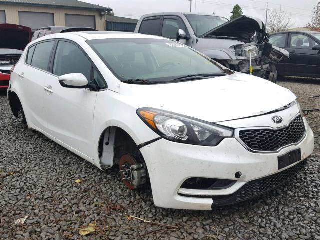 KNAFX5A80G5628819 - 2016 KIA FORTE EX WHITE photo 1