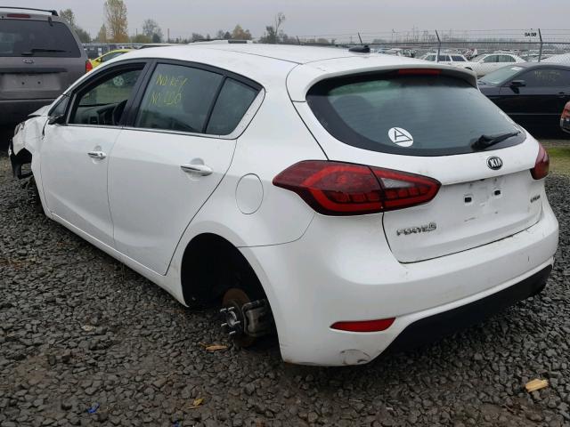 KNAFX5A80G5628819 - 2016 KIA FORTE EX WHITE photo 3