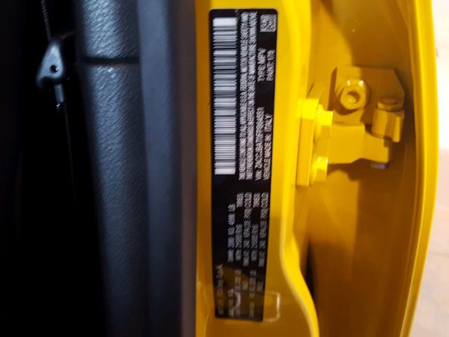 ZACCJBAT0FPB64551 - 2015 JEEP RENEGADE S 黄色 照片 10