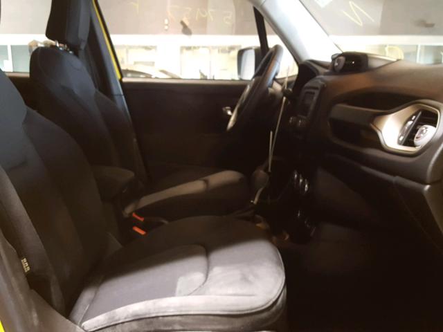 ZACCJBAT0FPB64551 - 2015 JEEP RENEGADE S 黄色 照片 5