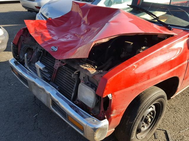 1N6SD11S4SC416120 - 1995 NISSAN TRUCK E/XE RED photo 10
