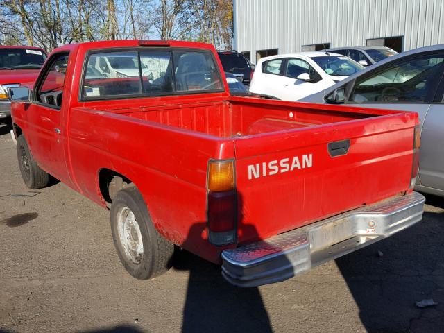 1N6SD11S4SC416120 - 1995 NISSAN TRUCK E/XE RED photo 3