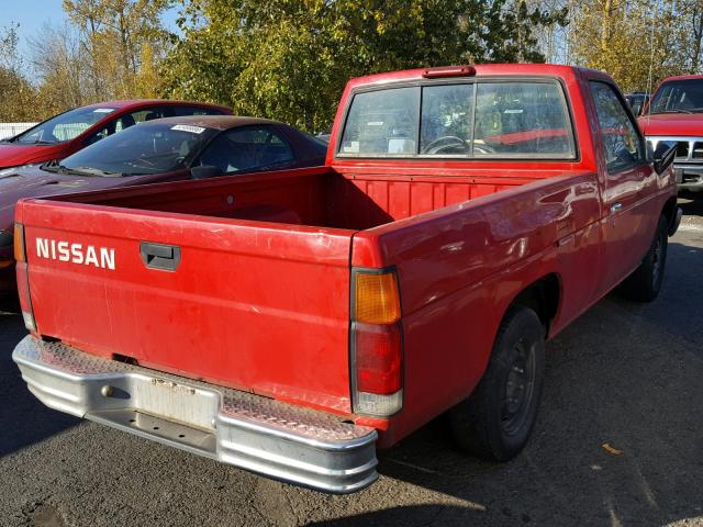 1N6SD11S4SC416120 - 1995 NISSAN TRUCK E/XE RED photo 4