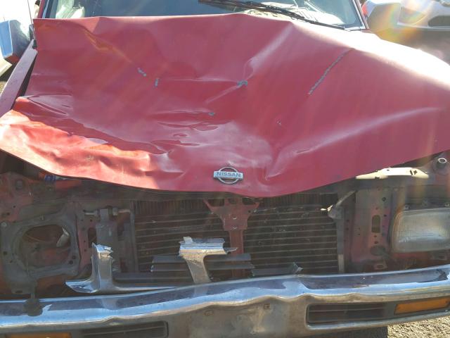 1N6SD11S4SC416120 - 1995 NISSAN TRUCK E/XE RED photo 7