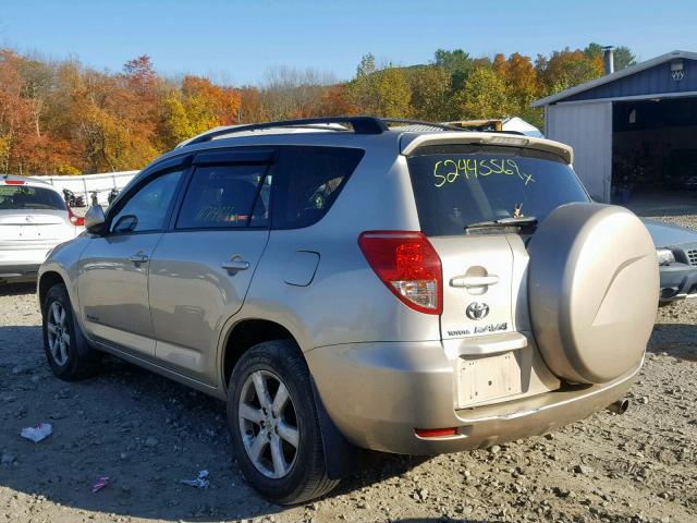 JTMBK31V486033591 - 2008 TOYOTA RAV4 LIMIT TAN photo 3