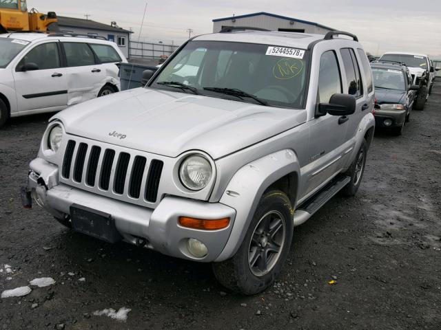 1J4GL38K92W365882 - 2002 JEEP LIBERTY RE SILVER photo 2