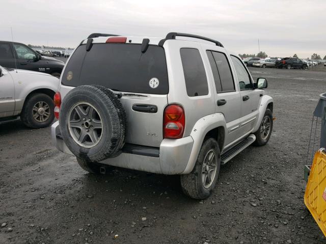 1J4GL38K92W365882 - 2002 JEEP LIBERTY RE SILVER photo 4