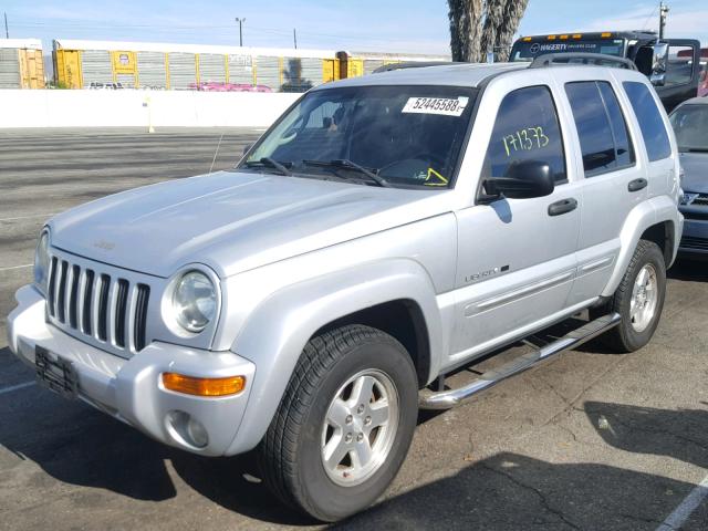 1J8GL58K82W284611 - 2002 JEEP LIBERTY LI SILVER photo 2