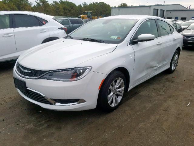 1C3CCCAB3GN102738 - 2016 CHRYSLER 200 LIMITE WHITE photo 2