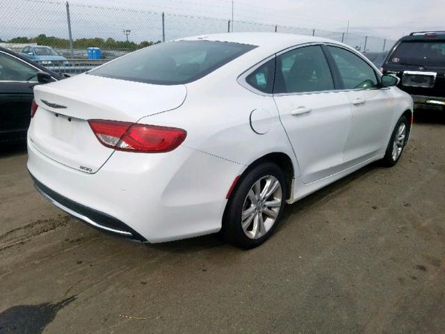 1C3CCCAB3GN102738 - 2016 CHRYSLER 200 LIMITE WHITE photo 4