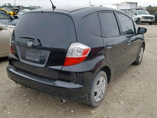 JHMGE8H32DC082412 - 2013 HONDA FIT BLACK photo 4