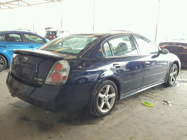 1N4BL11D15C281647 - 2005 NISSAN ALTIMA SE BLUE photo 4