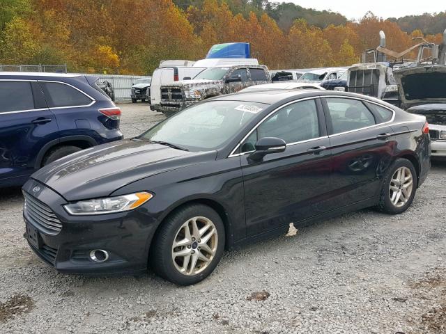 3FA6P0HR8DR236397 - 2013 FORD FUSION SE BLACK photo 9