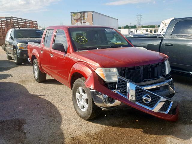 1N6AD07U46C435173 - 2006 NISSAN FRONTIER C RED photo 1