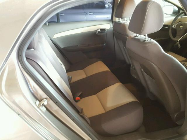 1G1ZA5EU1BF345379 - 2011 CHEVROLET MALIBU LS ნაცრისფერი ფოტო 6