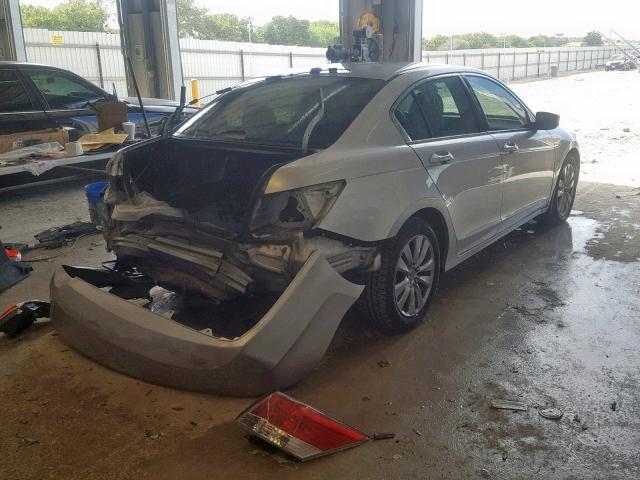 1HGCP2F83CA089404 - 2012 HONDA ACCORD EXL SILVER photo 4