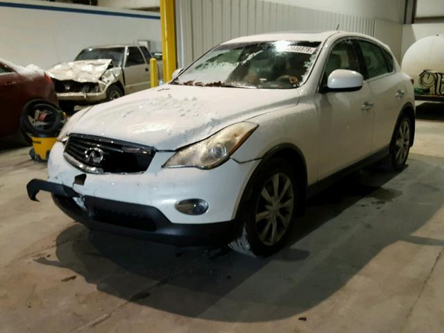 JN1AJ0HR3BM850613 - 2011 INFINITI EX35 BASE WHITE photo 2